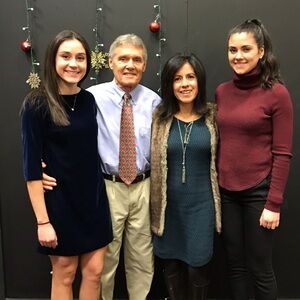 Banana Republic Blue Velvet 3/4 Sleeve Dress